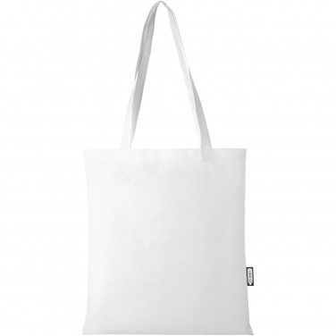Logo trade promotional products image of: Zeus GRS recycled non-woven convention tote bag 6L