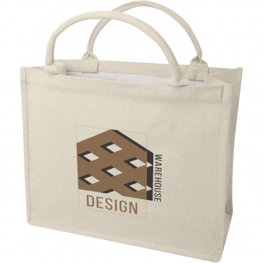 Logo trade promotional gifts image of: Page 500 g/m² Aware™ recycled book tote bag