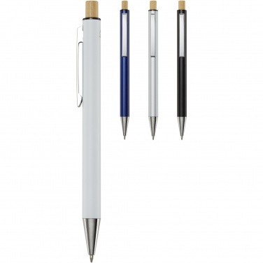 Logotrade advertising products photo of: Cyrus recycled aluminium ballpoint pen (blue ink)
