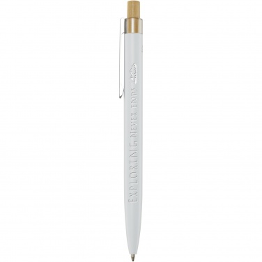 Logotrade promotional gift picture of: Nooshin recycled aluminium ballpoint pen  (blue ink)