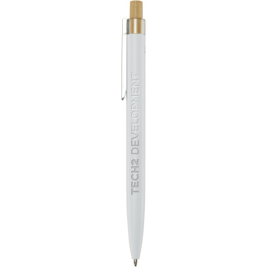 Logo trade promotional items picture of: Nooshin recycled aluminium ballpoint pen (black ink)