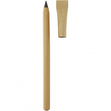Logo trade promotional items image of: Seniko bamboo inkless pen