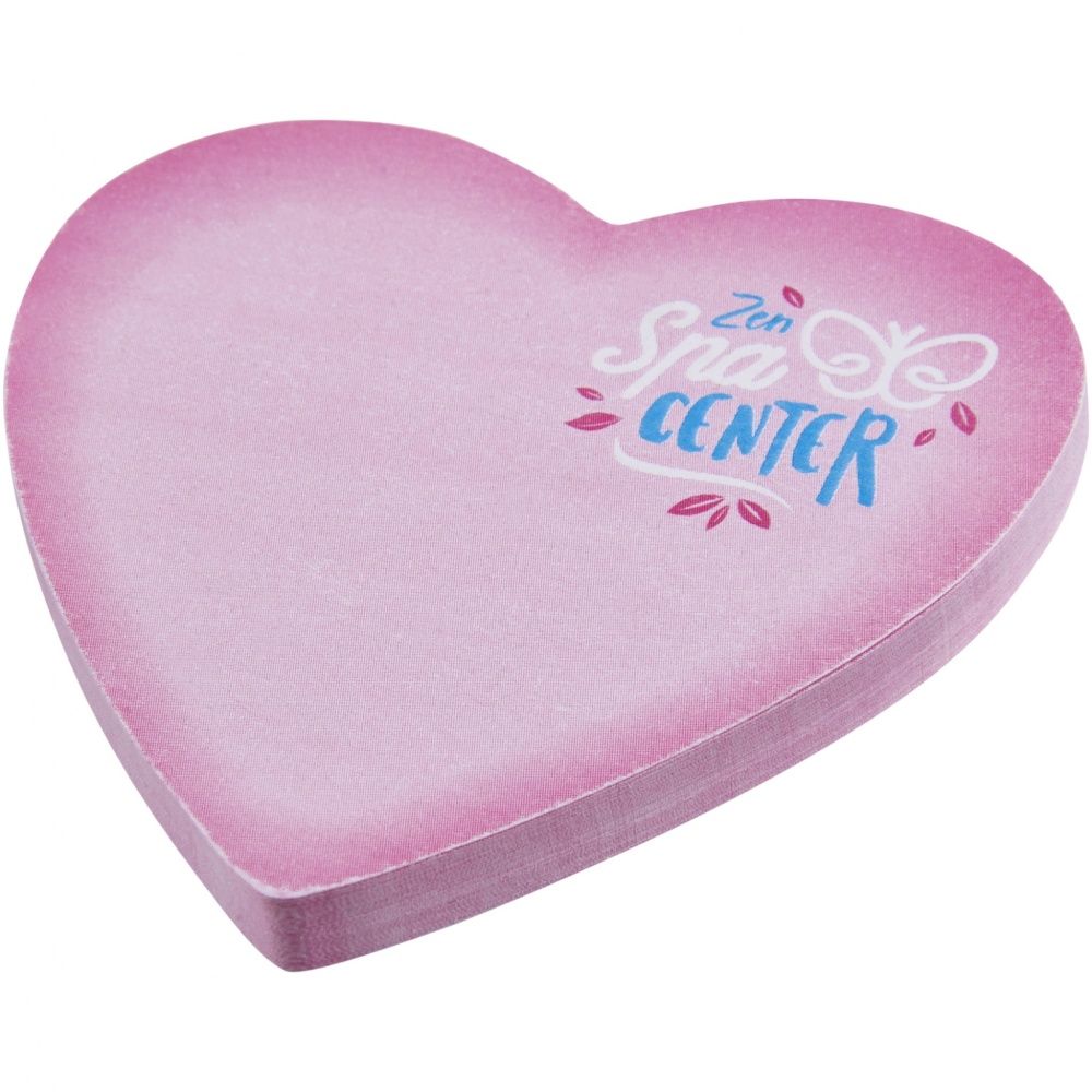 Logotrade corporate gifts photo of: Sticky-Mate® heart-shaped recycled sticky notes