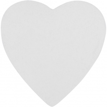 Logotrade business gift image of: Sticky-Mate® heart-shaped recycled sticky notes