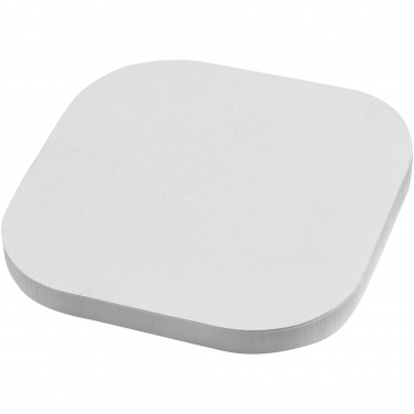 Logo trade corporate gift photo of: Sticky-Mate® square-shaped recycled sticky notes with rounded corners