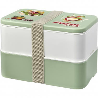 Logo trade promotional gifts image of: MIYO Renew double layer lunch box