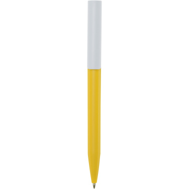 Logo trade promotional giveaways image of: Unix recycled plastic ballpoint pen