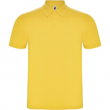 Logo trade promotional giveaways image of: Austral short sleeve unisex polo