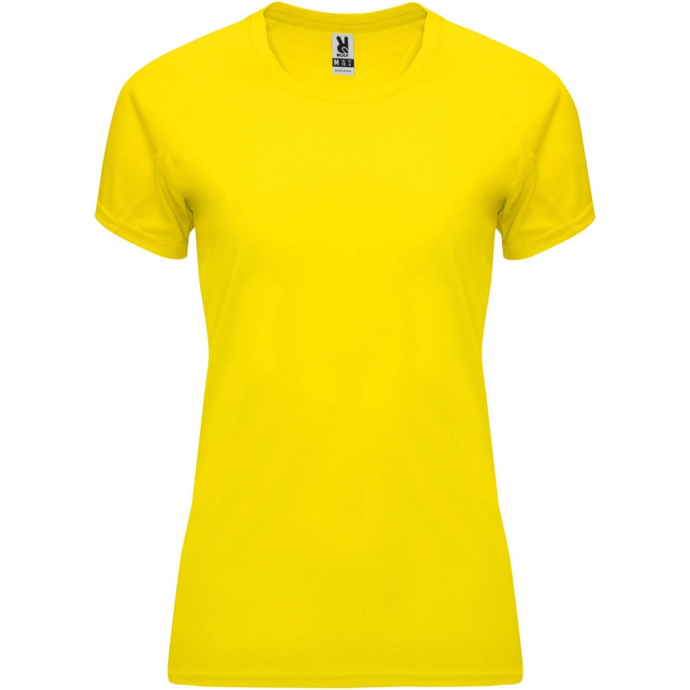 Logo trade promotional merchandise photo of: Bahrain short sleeve women's sports t-shirt