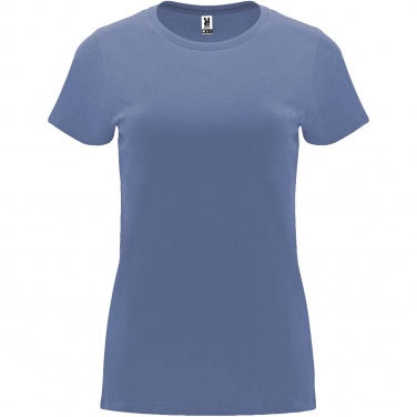 Logo trade promotional giveaways picture of: Capri short sleeve women's t-shirt
