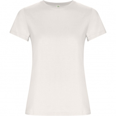 Logo trade promotional giveaways image of: Golden short sleeve women's t-shirt