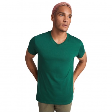 Logo trade advertising products image of: Samoyedo short sleeve men's v-neck t-shirt