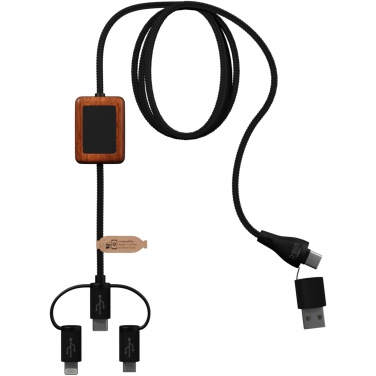Logo trade promotional products image of: SCX.design C46 5-in-1 CarPlay cable