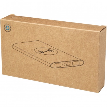 Logo trade corporate gifts picture of: Juice 8000 mAh Type-C recycled aluminium wireless power bank