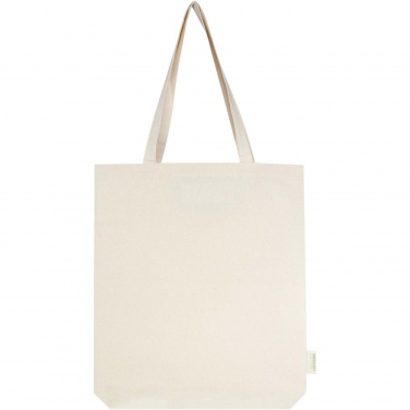Logo trade promotional item photo of: Orissa 180 g/m² organic wide bottom tote bag 11L