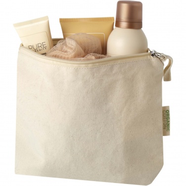 Logo trade promotional merchandise photo of: Orissa 180 g/m² organic toiletry bag 1L