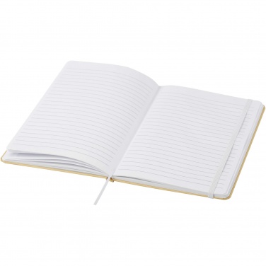 Logo trade business gifts image of: Nelida A5 recycled cardboard hard cover notebook