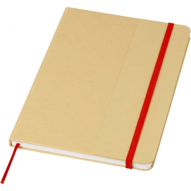 Logotrade advertising product image of: Nelida A5 recycled cardboard hard cover notebook