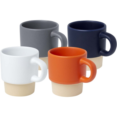 Logotrade advertising product picture of: Olympia 130 ml stackable expresso cup with clay bottom