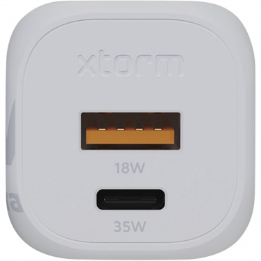 Logo trade promotional product photo of: Xtorm XEC035 GaN² Ultra 35W wall charger