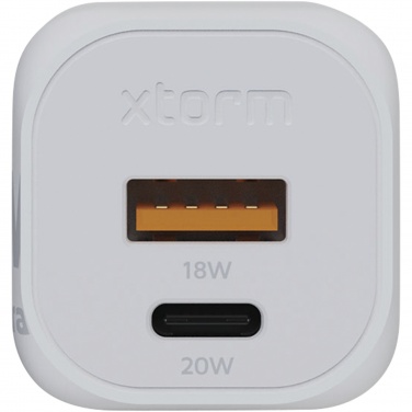 Logo trade promotional merchandise picture of: Xtorm XEC020 GaN² Ultra 20W wall charger