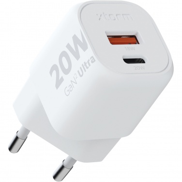 Logotrade promotional merchandise image of: Xtorm XEC020 GaN² Ultra 20W wall charger