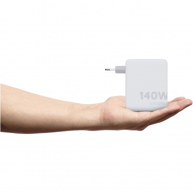 Logo trade promotional gifts picture of: Xtorm XVC2140 GaN Ultra 140W travel charger with 240W USB-C PD cable