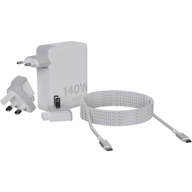 Logo trade advertising product photo of: Xtorm XVC2140 GaN Ultra 140W travel charger with 240W USB-C PD cable