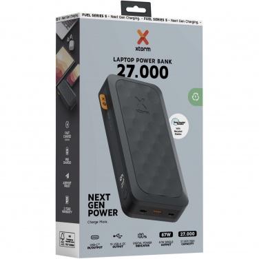 Logo trade promotional giveaways image of: Xtorm FS5271 Fuel Series 27.000 mAh 67W power bank