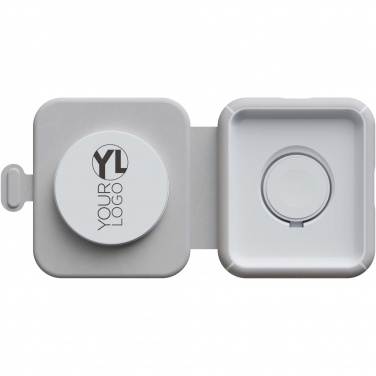 Logo trade business gifts image of: Xtorm XWF21 15W foldable 2-in-1 wireless travel charger