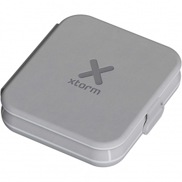 Logotrade promotional merchandise picture of: Xtorm XWF21 15W foldable 2-in-1 wireless travel charger