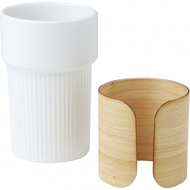 Logotrade promotional product image of: Tumbler Fika 340 ml with bamboo sleeve