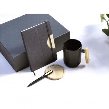 Logotrade corporate gift image of: Laura A5 hard cover notebook and ballpoint pen gift set