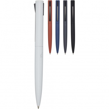 Logo trade promotional merchandise photo of: Juana recycled aluminium ballpoint pen