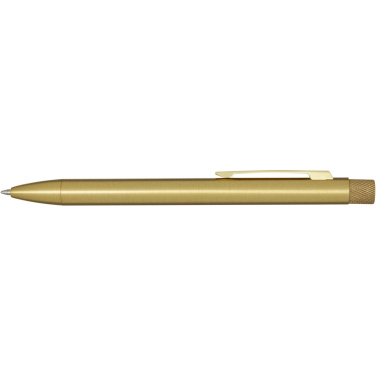 Logo trade advertising products picture of: Beatriz recycled brass ballpoint pen