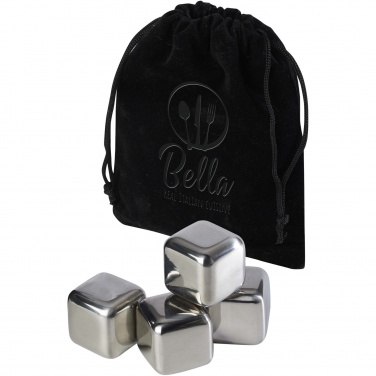 Logo trade promotional items picture of: Froz stainless steel ice cubes set