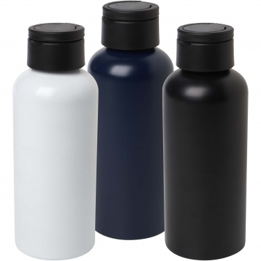 Logo trade advertising products picture of: Trinity 600 ml RCS certified recycled aluminium water bottle with RPET lid