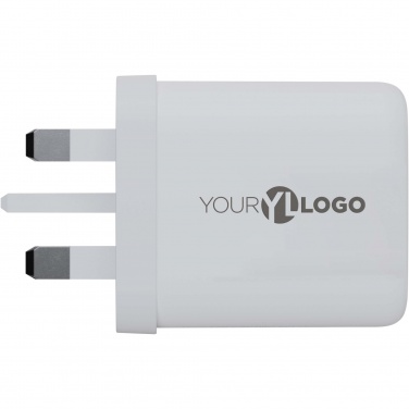 Logo trade corporate gifts picture of: Xtorm XEC067G GaN² Ultra 67W wall charger - UK plug