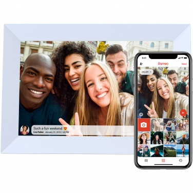 Logo trade promotional gift photo of: Prixton Prado 10" Frameo wifi digital photo frame