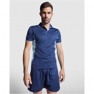 Logo trade promotional giveaways picture of: Montmelo short sleeve unisex sports polo