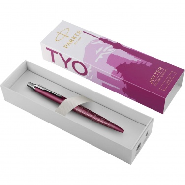 Logotrade promotional merchandise image of: Parker Jotter SE Global Icons colour trim ballpoint pen