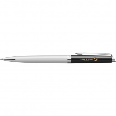 Logotrade advertising product image of: Hemisphere colour blocking ballpoint pen with palladium trim