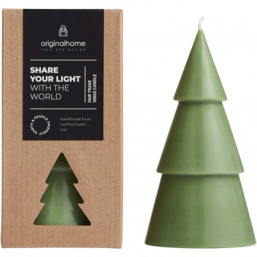 Logo trade advertising products image of: Originalhome Xmas tree candle - L
