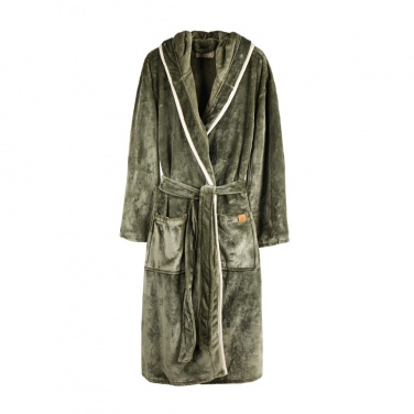 Logo trade promotional product photo of: VINGA Louis luxury plush RPET robe size L-XL