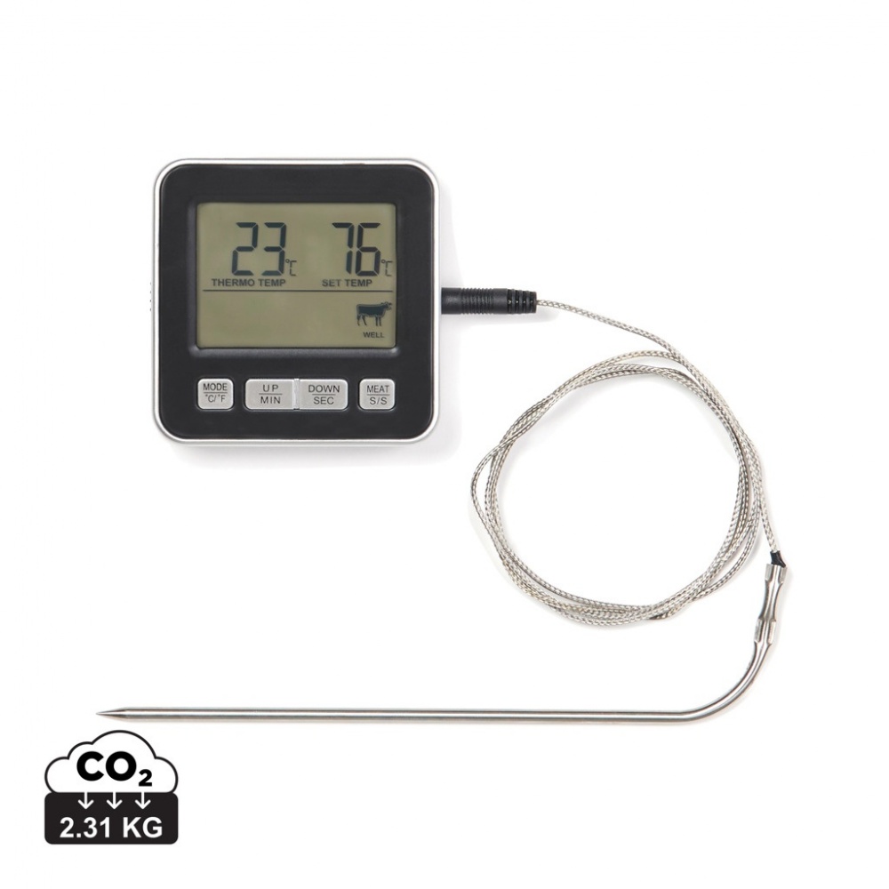 Logo trade promotional gifts picture of: VINGA Hays thermometer