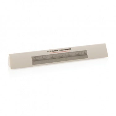 Logotrade promotional item picture of: 15cm. Aluminum triangular ruler