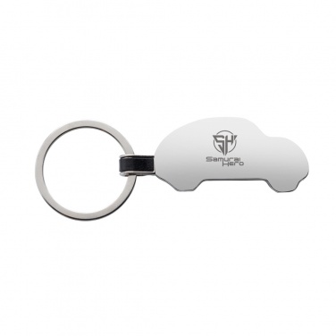 Logo trade advertising products picture of: RCS recycled zinc alloy car keyring