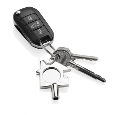 Logo trade corporate gift photo of: RCS recycled zinc alloy 3 in 1 keychain