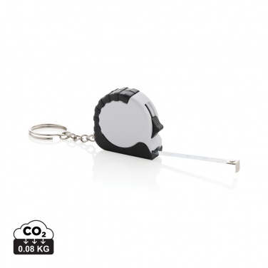 Logotrade promotional items photo of: MeasureMate RCS reycled ABS 1 meter tape keychain