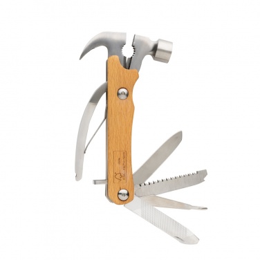 Logotrade promotional item picture of: Wooden multi-tool hammer